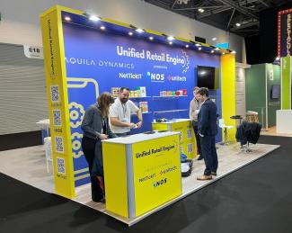 Unified Retail Engine software -  exhibition stand